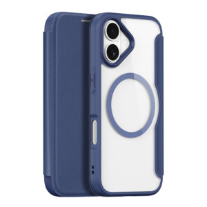 Dux Ducis Skin X Pro iPhone 17 Air MagSafe pénztárcás tok (kék)