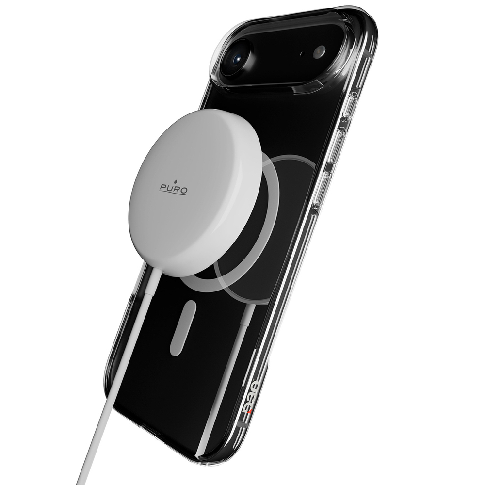 iTok webáruház - Puro Puro Impact Clear D3O tok iPhone 17 Air készülékhez (átlátszó) 8 Puro Impact Clear D3O TPU+PC MagSafe Compatible Case for iPhone 17 Air (átlátszó)
