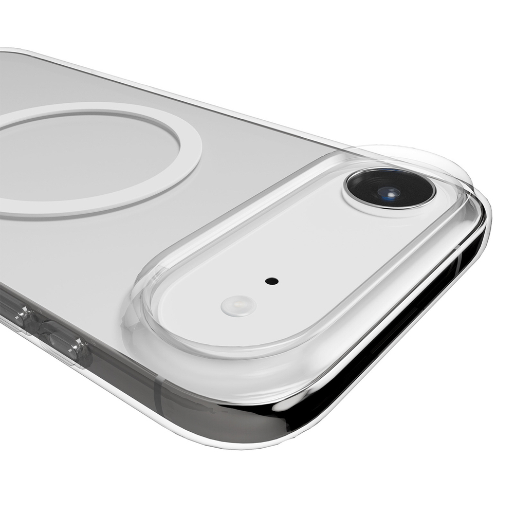 iTok webáruház - Puro Puro Lite Mag TPU+PC tok iPhone 17 Air készülékhez (átlátszó fehér gyűrűvel) 5 Puro Lite Mag TPU+PC Case Compatible with MagSafe for iPhone 17 Air (átlátszó fehér gyűrűvel)