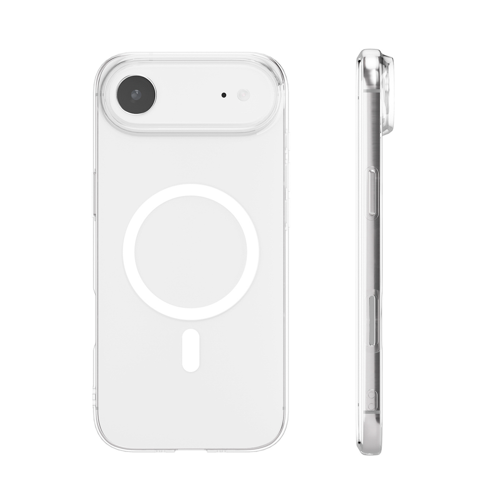 iTok webáruház - Puro Puro Lite Mag TPU+PC tok iPhone 17 Air készülékhez (átlátszó fehér gyűrűvel) 8 Puro Lite Mag TPU+PC Case Compatible with MagSafe for iPhone 17 Air (átlátszó fehér gyűrűvel)