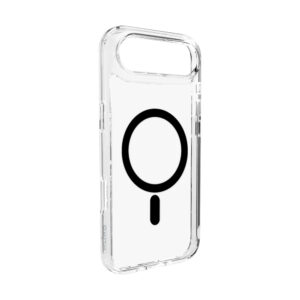 Puro Lite Mag TPU+PC tok iPhone 17 Air készülékhez (átlátszó fekete gyűrűvel)