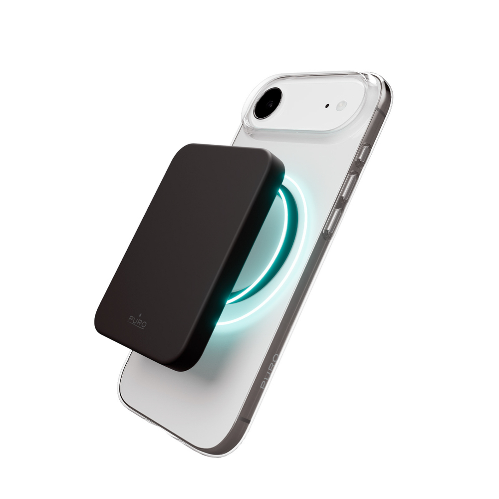 iTok webáruház - Puro Puro Lite Mag TPU+PC tok iPhone 17 Air készülékhez (átlátszó fekete gyűrűvel) 3 Puro Lite Mag TPU+PC Case Compatible with MagSafe for iPhone 17 Air (átlátszó fekete gyűrűvel)