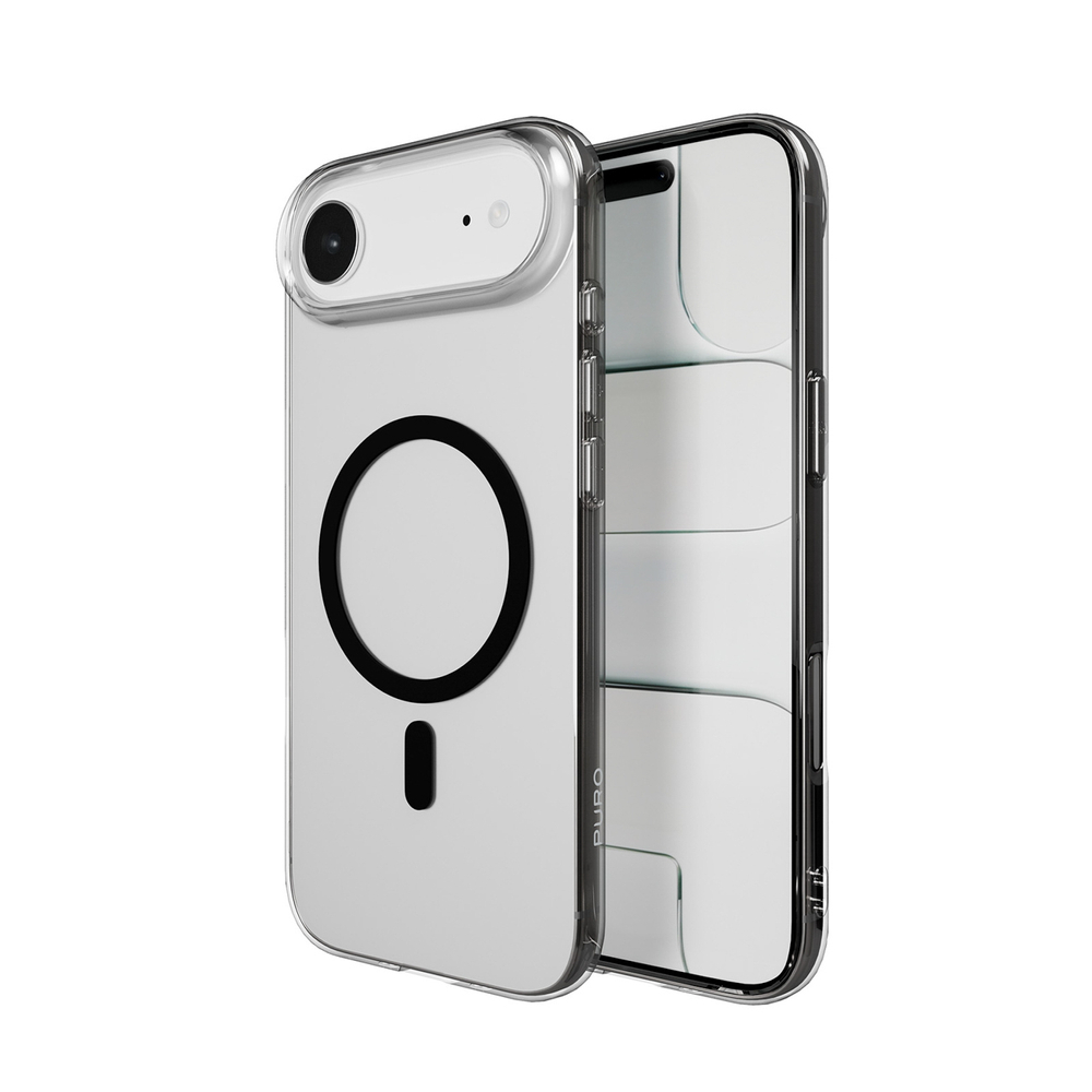 iTok webáruház - Puro Puro Lite Mag TPU+PC tok iPhone 17 Air készülékhez (átlátszó fekete gyűrűvel) 4 Puro Lite Mag TPU+PC Case Compatible with MagSafe for iPhone 17 Air (átlátszó fekete gyűrűvel)
