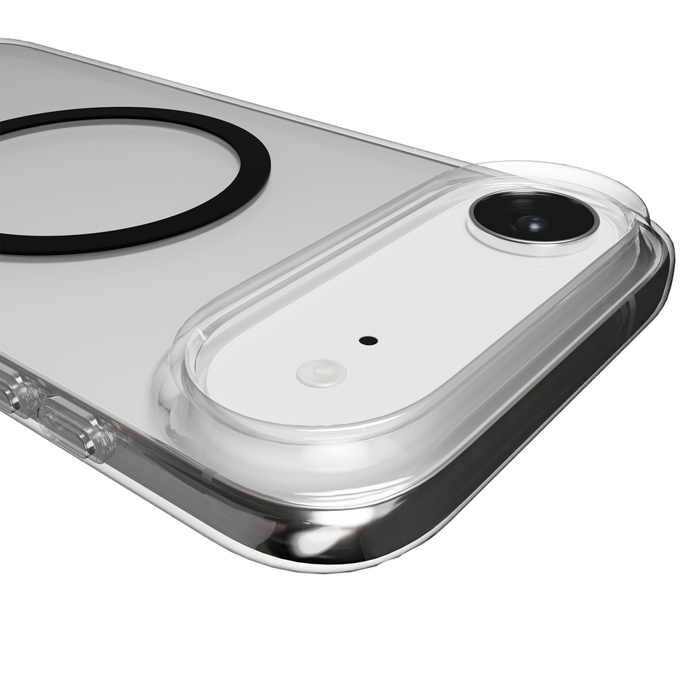iTok webáruház - Puro Puro Lite Mag TPU+PC tok iPhone 17 Air készülékhez (átlátszó fekete gyűrűvel) 5 Puro Lite Mag TPU+PC Case Compatible with MagSafe for iPhone 17 Air (átlátszó fekete gyűrűvel)