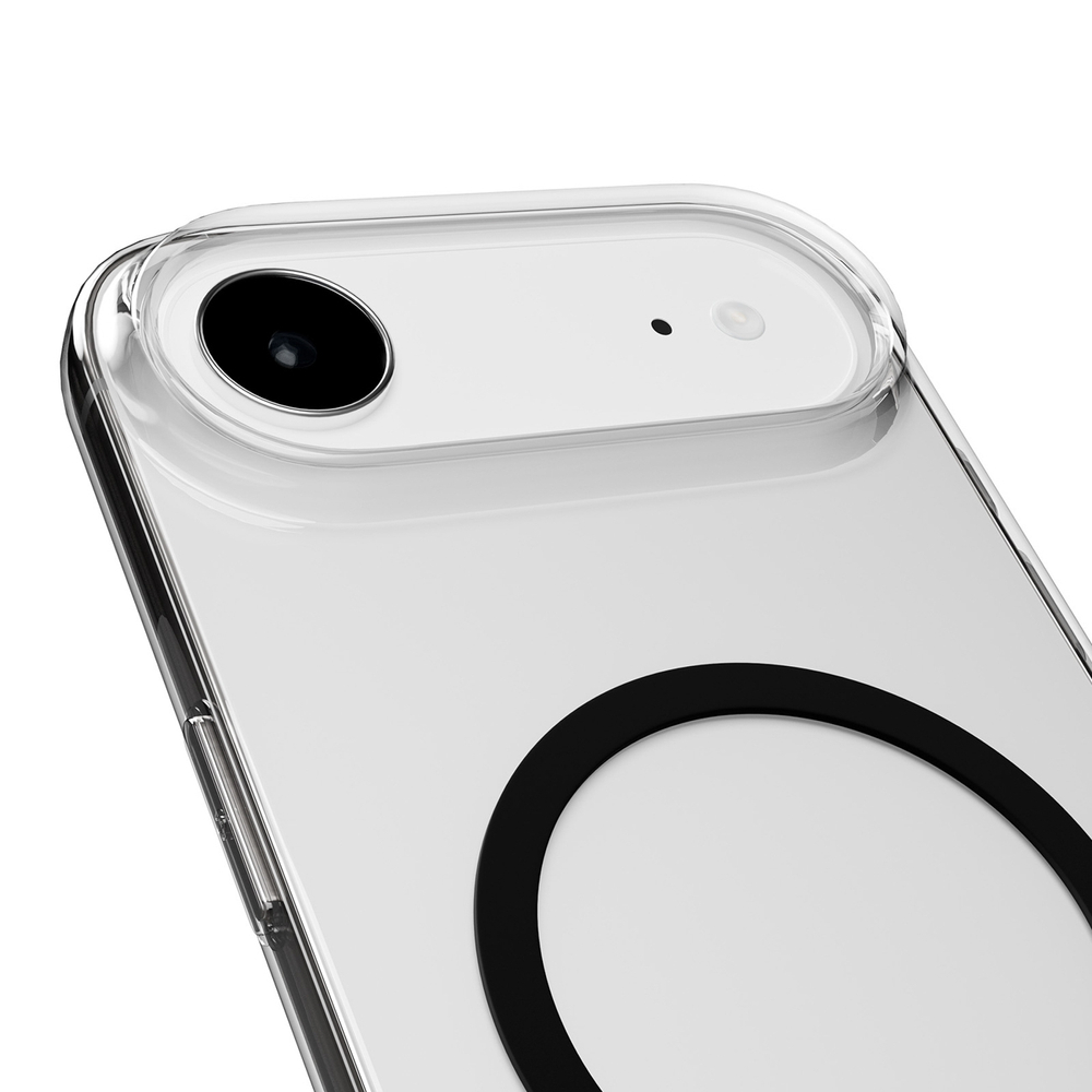 iTok webáruház - Puro Puro Lite Mag TPU+PC tok iPhone 17 Air készülékhez (átlátszó fekete gyűrűvel) 8 Puro Lite Mag TPU+PC Case Compatible with MagSafe for iPhone 17 Air (átlátszó fekete gyűrűvel)