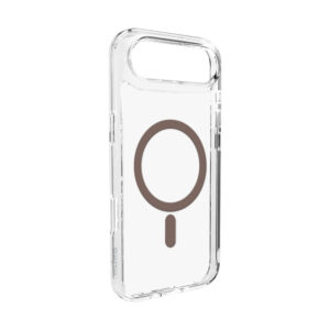 Puro Lite Mag TPU+PC tok iPhone 17 Air készülékhez (átlátszó barna gyűrűvel)