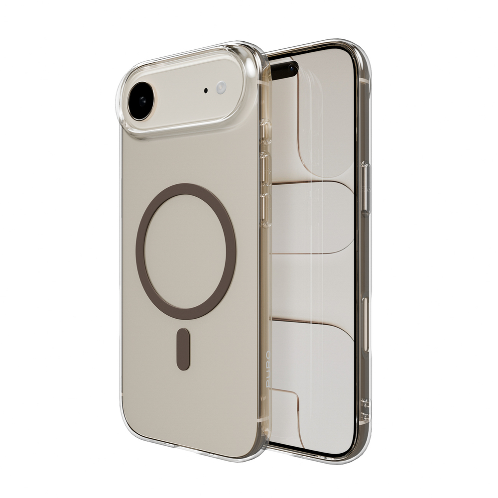 iTok webáruház - Puro Puro Lite Mag TPU+PC tok iPhone 17 Air készülékhez (átlátszó barna gyűrűvel) 4 Puro Lite Mag TPU+PC Case Compatible with MagSafe for iPhone 17 Air (átlátszó barna gyűrűvel)