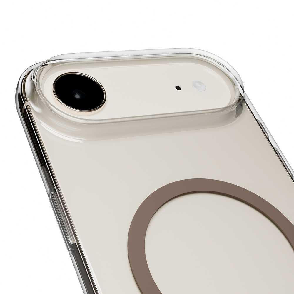 iTok webáruház - Puro Puro Lite Mag TPU+PC tok iPhone 17 Air készülékhez (átlátszó barna gyűrűvel) 6 Puro Lite Mag TPU+PC Case Compatible with MagSafe for iPhone 17 Air (átlátszó barna gyűrűvel)