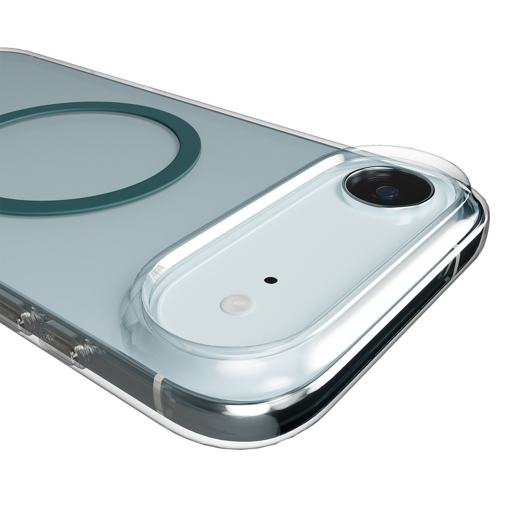 iTok webáruház - Puro Puro Lite Mag TPU+PC tok iPhone 17 Air készülékhez (átlátszó türkiz) 3 Puro Lite Mag TPU+PC Case Compatible with MagSafe for iPhone 17 Air (átlátszó türkiz)