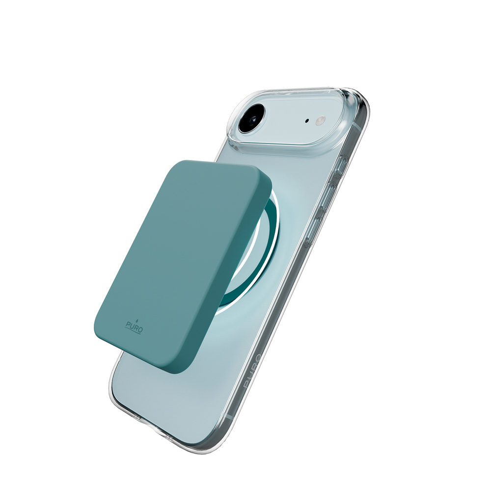 iTok webáruház - Puro Puro Lite Mag TPU+PC tok iPhone 17 Air készülékhez (átlátszó türkiz) 4 Puro Lite Mag TPU+PC Case Compatible with MagSafe for iPhone 17 Air (átlátszó türkiz)