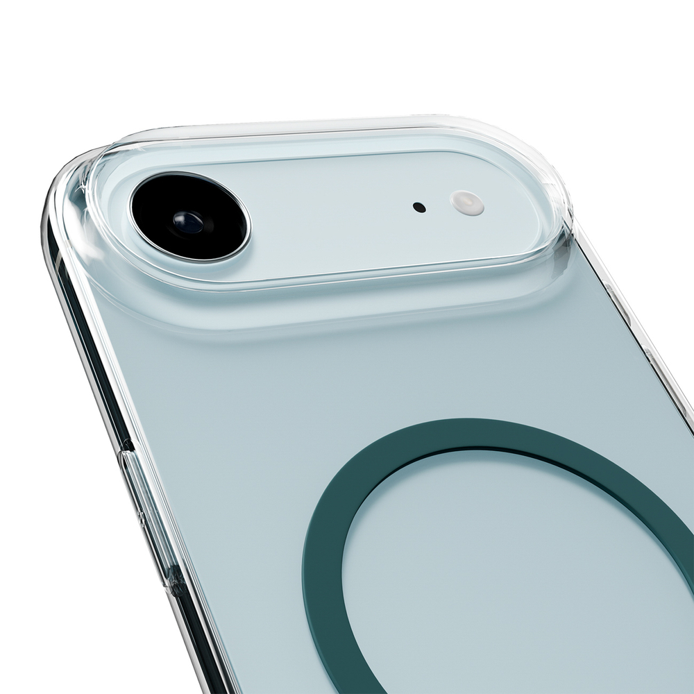 iTok webáruház - Puro Puro Lite Mag TPU+PC tok iPhone 17 Air készülékhez (átlátszó türkiz) 5 Puro Lite Mag TPU+PC Case Compatible with MagSafe for iPhone 17 Air (átlátszó türkiz)