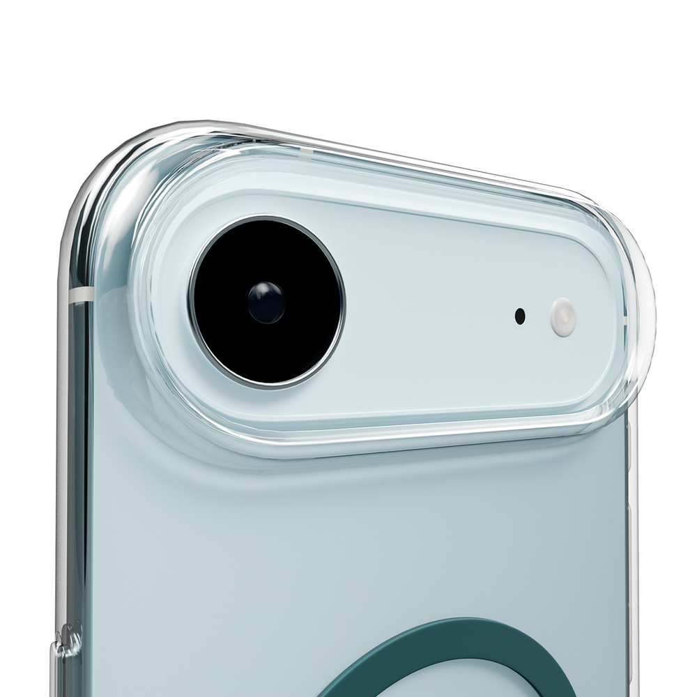 iTok webáruház - Puro Puro Lite Mag TPU+PC tok iPhone 17 Air készülékhez (átlátszó türkiz) 6 Puro Lite Mag TPU+PC Case Compatible with MagSafe for iPhone 17 Air (átlátszó türkiz)