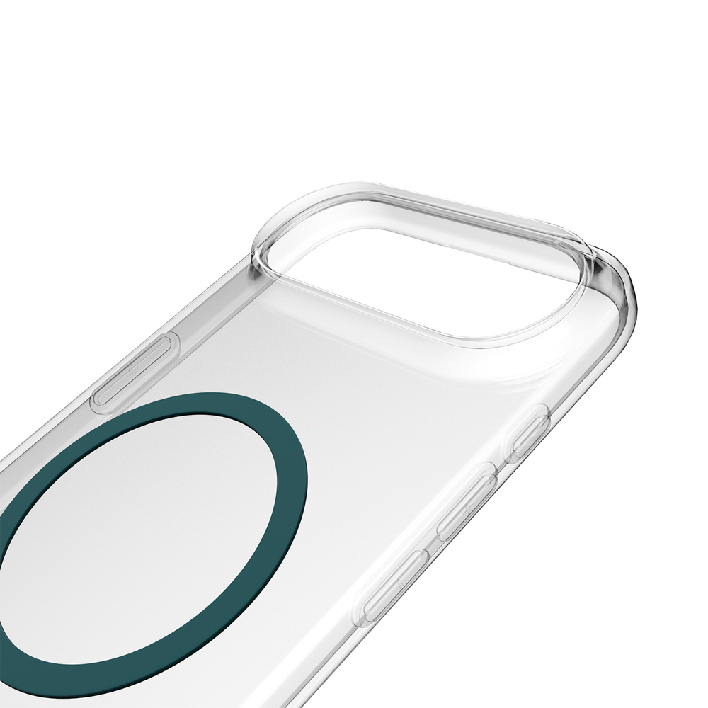iTok webáruház - Puro Puro Lite Mag TPU+PC tok iPhone 17 Air készülékhez (átlátszó türkiz) 8 Puro Lite Mag TPU+PC Case Compatible with MagSafe for iPhone 17 Air (átlátszó türkiz)