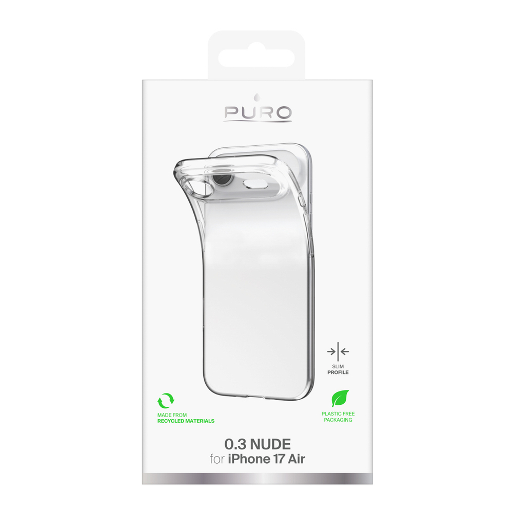 iTok webáruház - Puro Puro 0.3 Nude Ultra-Slim TPU tok iPhone 17 Air készülékhez (átlátszó) 2 Puro 0.3 Nude Ultra-Slim TPU Case for iPhone 17 Air (átlátszó)