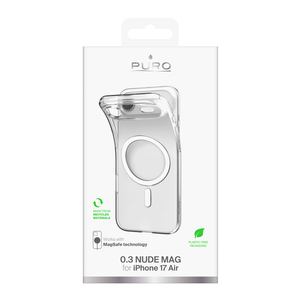 iTok webáruház - Puro Puro 0.3 MAG Ultra-Slim TPU tok iPhone 17 Air készülékhez (átlátszó) 2 Puro 0.3 MAG Ultra-Slim TPU Case Compatible with MagSafe for iPhone 17 Air (átlátszó)