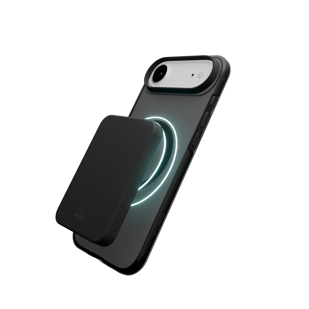 iTok webáruház - Puro Puro Daylight MagSafe szilikon tok iPhone 17 Air készülékhez (áttetsző fekete) 3 Puro Daylight Magsafe Compatible Silicone Case for iPhone 17 Air (áttetsző fekete)