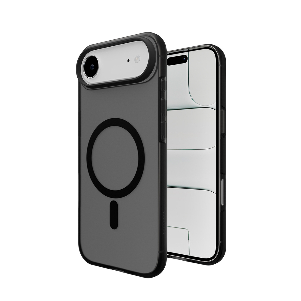 iTok webáruház - Puro Puro Daylight MagSafe szilikon tok iPhone 17 Air készülékhez (áttetsző fekete) 4 Puro Daylight Magsafe Compatible Silicone Case for iPhone 17 Air (áttetsző fekete)