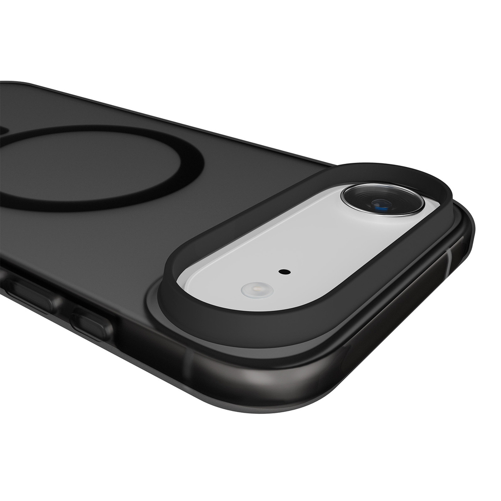 iTok webáruház - Puro Puro Daylight MagSafe szilikon tok iPhone 17 Air készülékhez (áttetsző fekete) 5 Puro Daylight Magsafe Compatible Silicone Case for iPhone 17 Air (áttetsző fekete)