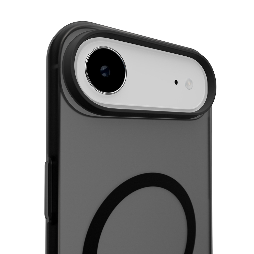 iTok webáruház - Puro Puro Daylight MagSafe szilikon tok iPhone 17 Air készülékhez (áttetsző fekete) 6 Puro Daylight Magsafe Compatible Silicone Case for iPhone 17 Air (áttetsző fekete)
