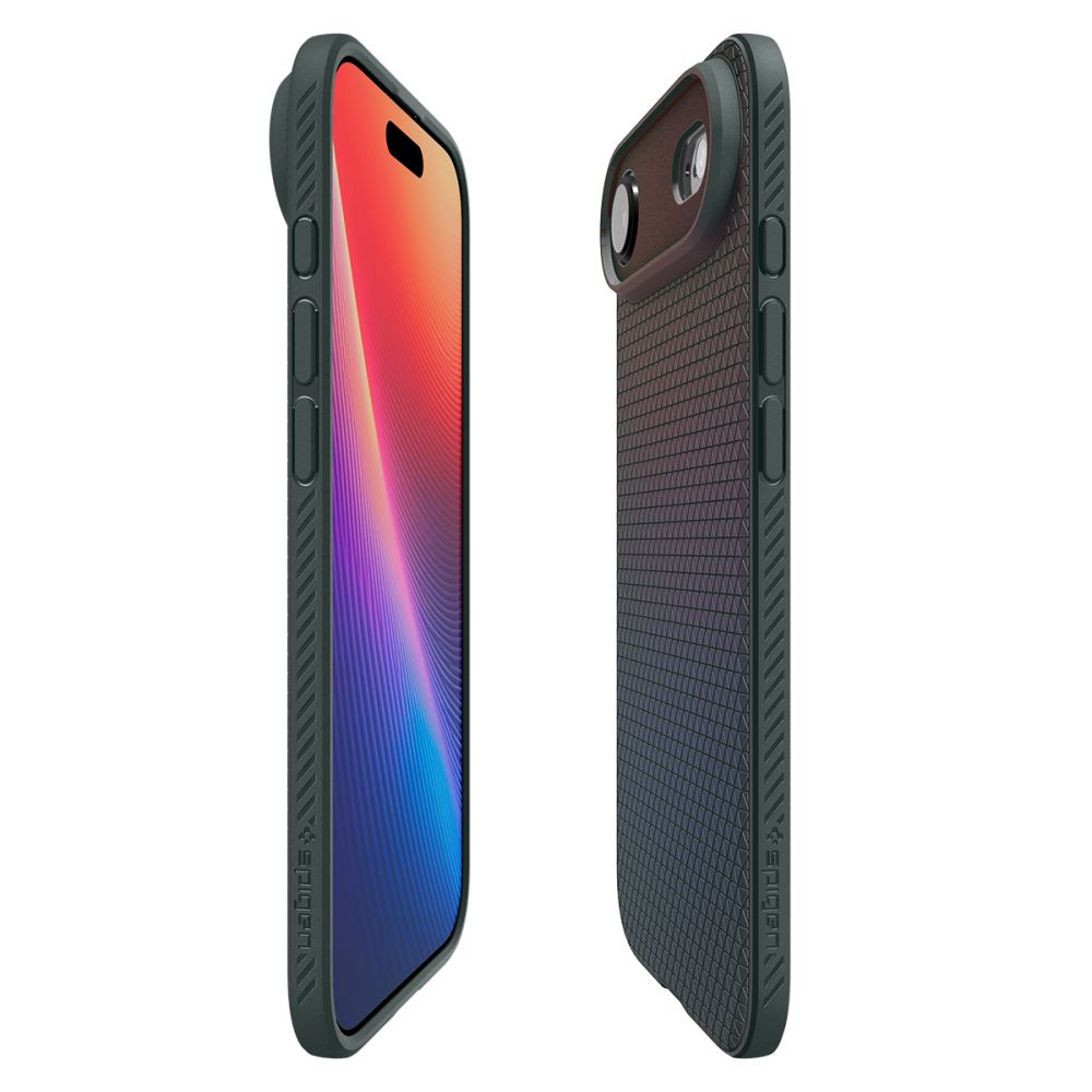 iTok webáruház - Spigen Spigen Liquid Air tok iPhone 17 Air készülékhez (zöld) 7 Spigen Liquid Air Case for iPhone 17 Air (zöld)