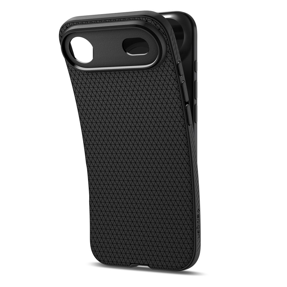 iTok webáruház - Spigen Spigen Liquid Air tok iPhone 17 Air készülékhez (matt fekete) 5 Spigen Liquid Air Case for iPhone 17 Air (matt fekete)