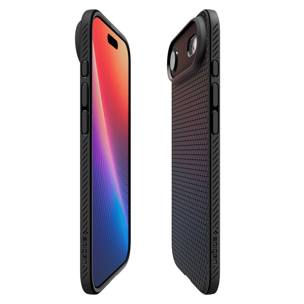 iTok webáruház - Spigen Spigen Liquid Air tok iPhone 17 Air készülékhez (matt fekete) 6 Spigen Liquid Air Case for iPhone 17 Air (matt fekete)