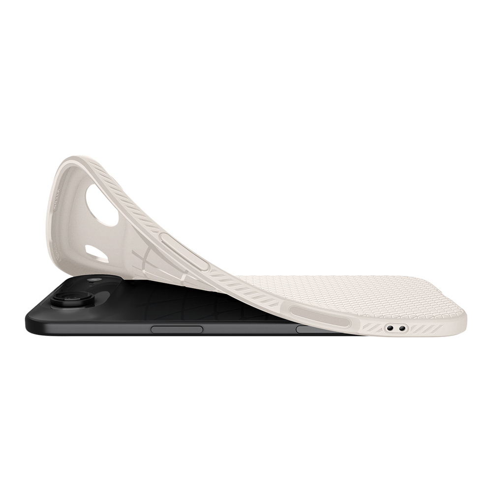 iTok webáruház - Spigen Spigen Liquid Air tok iPhone 17 Air készülékhez (titán) 6 Spigen Liquid Air case for iPhone 17 Air (titán)