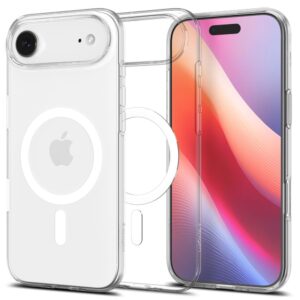 Spigen Liquid Crystal MagSafe tok iPhone 17 Air készülékhez (átlátszó és fehér)