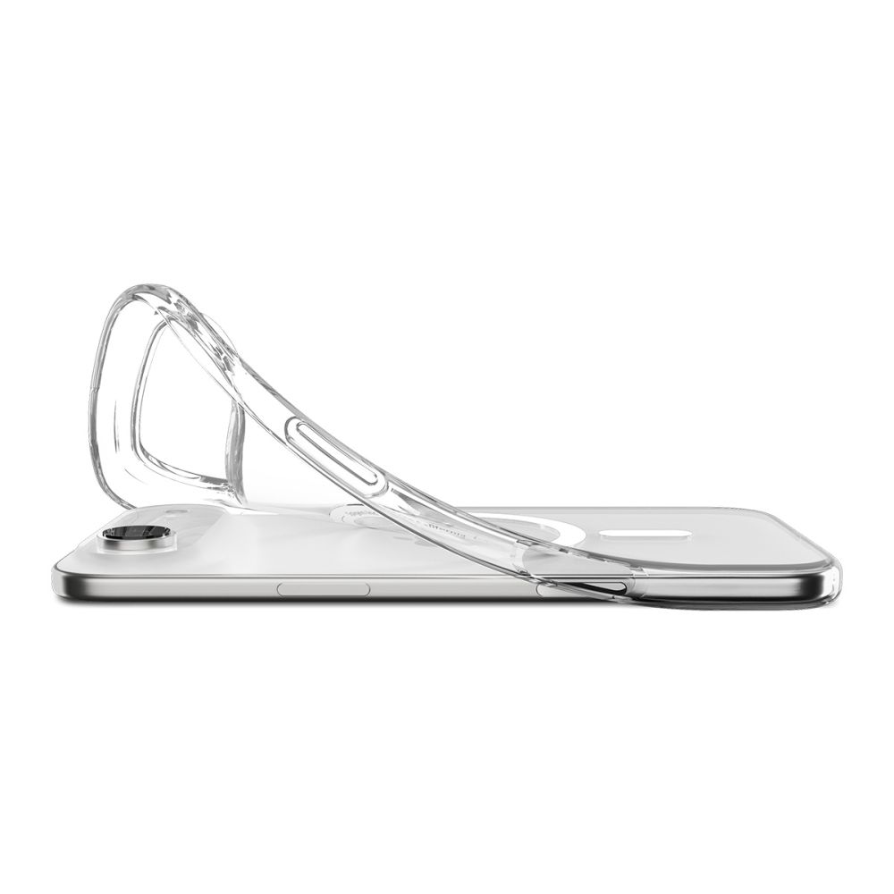 iTok webáruház - Spigen Spigen Liquid Crystal MagSafe tok iPhone 17 Air készülékhez (átlátszó és fehér) 6 Spigen Liquid Crystal MagSafe Case for iPhone 17 Air (átlátszó és fehér)