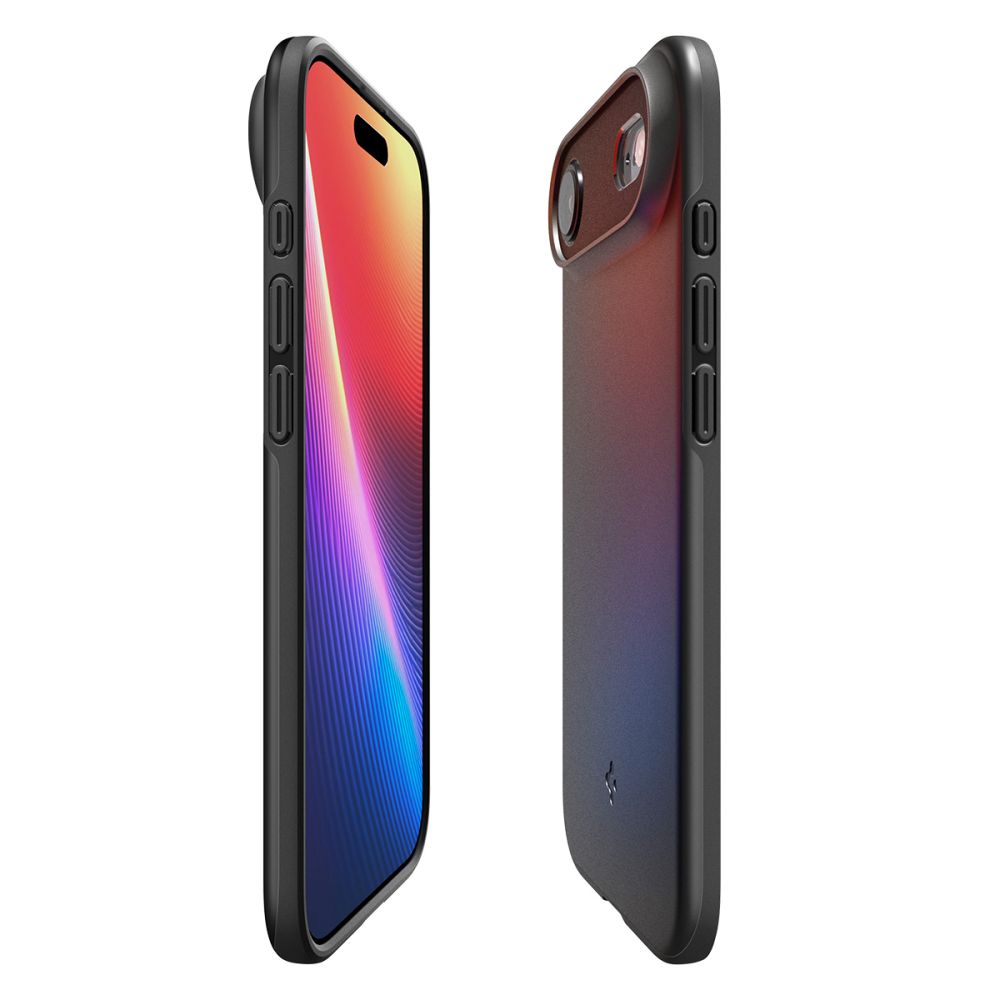iTok webáruház - Spigen Spigen Thin Fit MagSafe tok iPhone 17 Air készülékhez (fekete) 8 Spigen Thin Fit MagSafe Case for iPhone 17 Air (fekete)