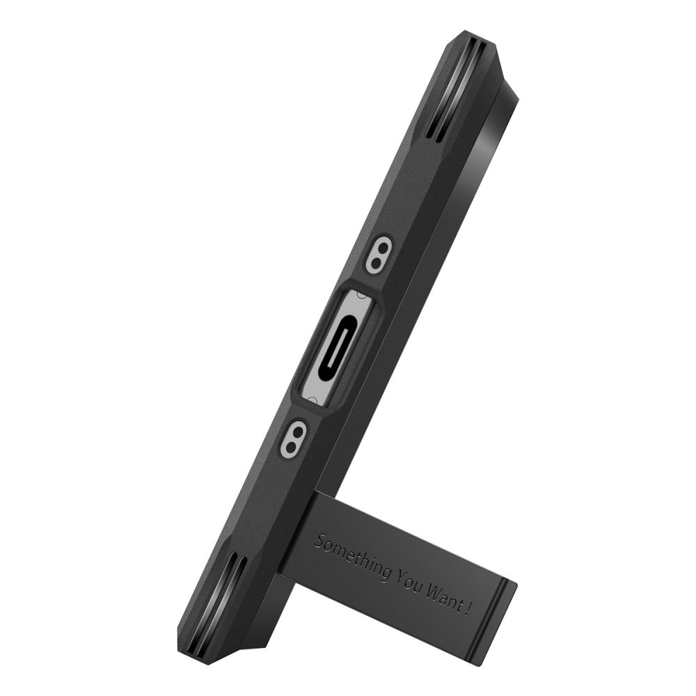 iTok webáruház - Spigen Spigen Tough Armor "T" MagSafe tok iPhone 17 Air készülékhez (fekete) 6 Spigen Tough Armor "T" MagSafe case for iPhone 17 Air (fekete)