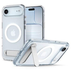 Spigen Ultra Hybrid “S” MagSafe tok iPhone 17 Air készülékhez (átlátszó és fehér)
