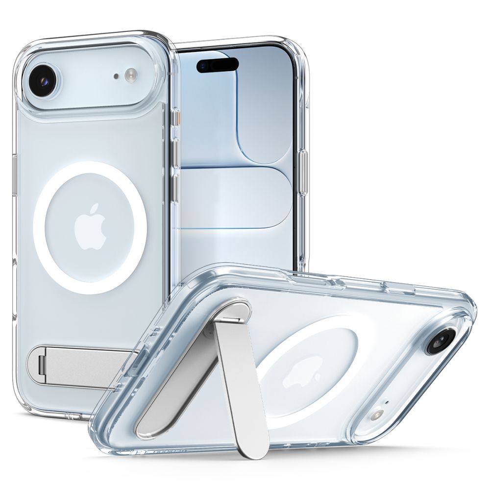iTok webáruház - Spigen Spigen Ultra Hybrid "S" MagSafe tok iPhone 17 Air készülékhez (átlátszó és fehér) 1 Spigen Ultra Hybrid "S" MagSafe Case for iPhone 17 Air (átlátszó és fehér)