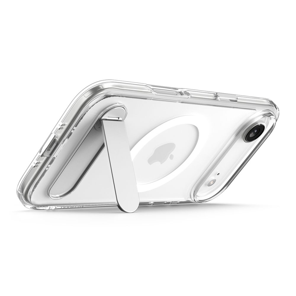 iTok webáruház - Spigen Spigen Ultra Hybrid "S" MagSafe tok iPhone 17 Air készülékhez (átlátszó és fehér) 7 Spigen Ultra Hybrid "S" MagSafe Case for iPhone 17 Air (átlátszó és fehér)