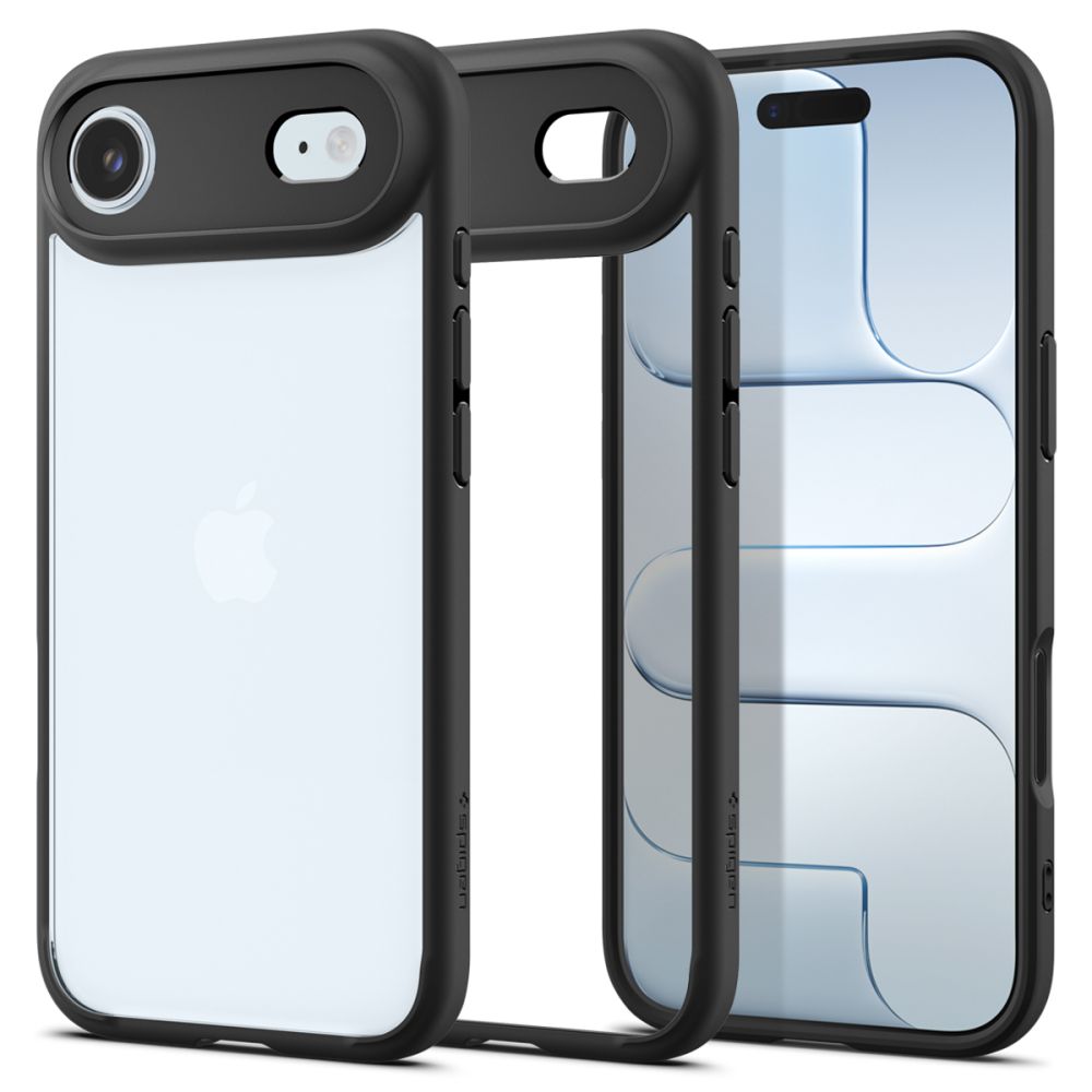 iTok webáruház - Spigen Spigen Ultra Hybrid tok iPhone 17 Airhez (matt fekete) 1 Spigen Ultra Hybrid Case for iPhone 17 Air (matt fekete)