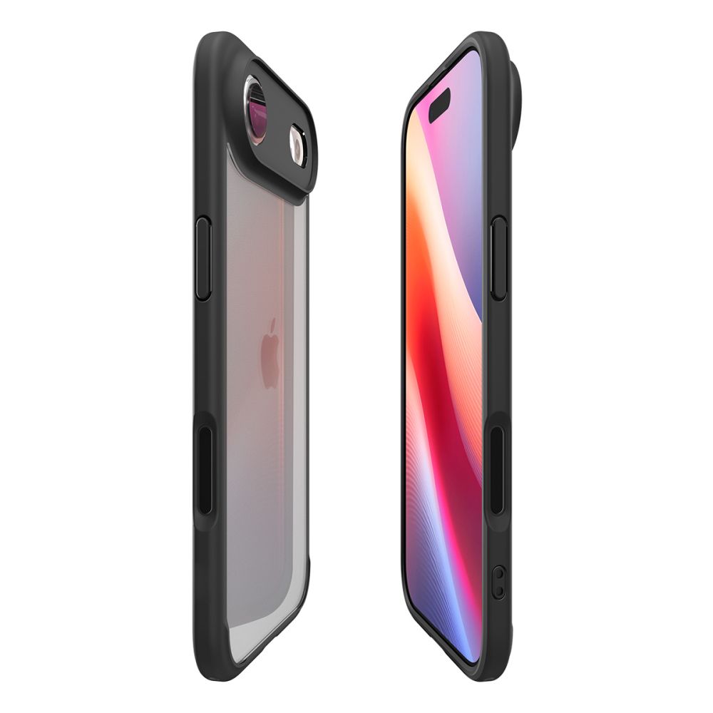 iTok webáruház - Spigen Spigen Ultra Hybrid tok iPhone 17 Airhez (matt fekete) 6 Spigen Ultra Hybrid Case for iPhone 17 Air (matt fekete)