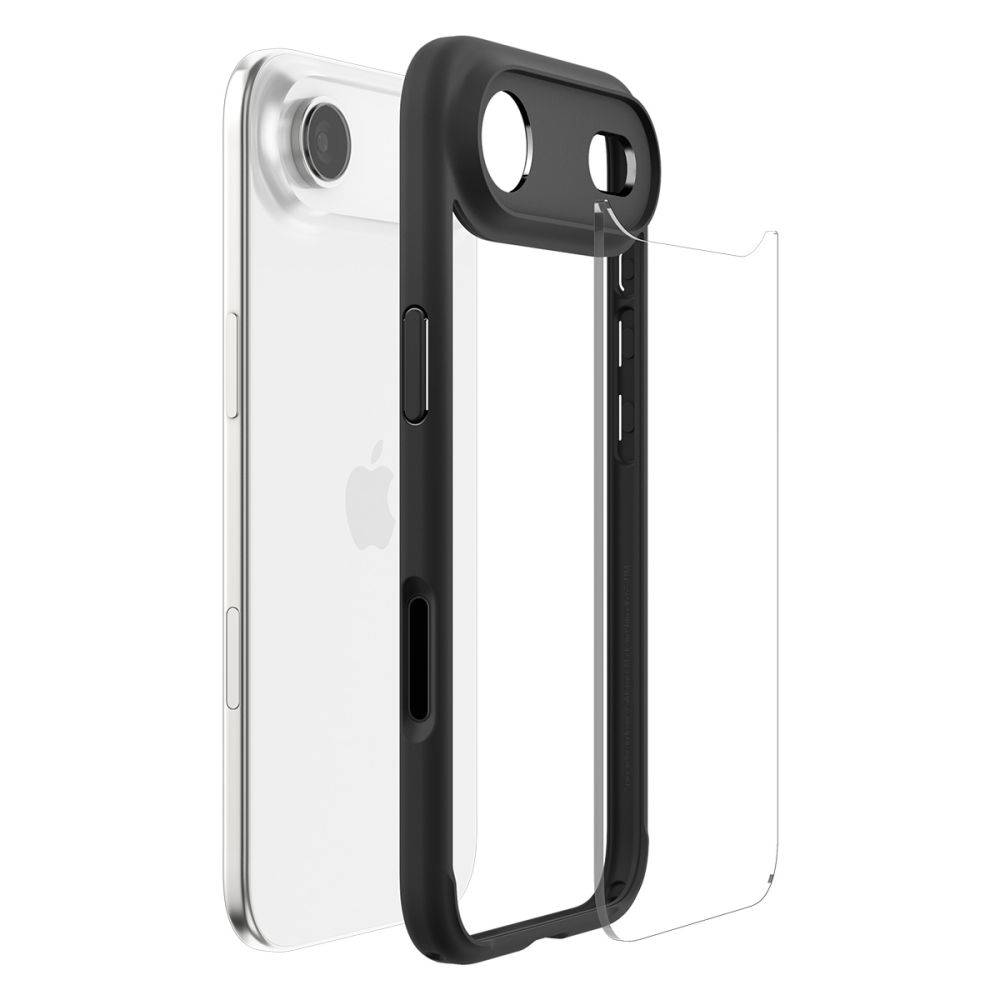 iTok webáruház - Spigen Spigen Ultra Hybrid tok iPhone 17 Airhez (matt fekete) 7 Spigen Ultra Hybrid Case for iPhone 17 Air (matt fekete)