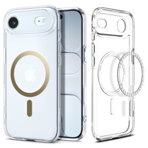 Spigen Ultra Hybrid MagSafe tok iPhone 17 Air készülékhez (átlátszó arany)