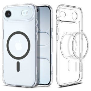 Spigen Ultra Hybrid MagSafe tok iPhone 17 Air készülékhez (átlátszó szürke)