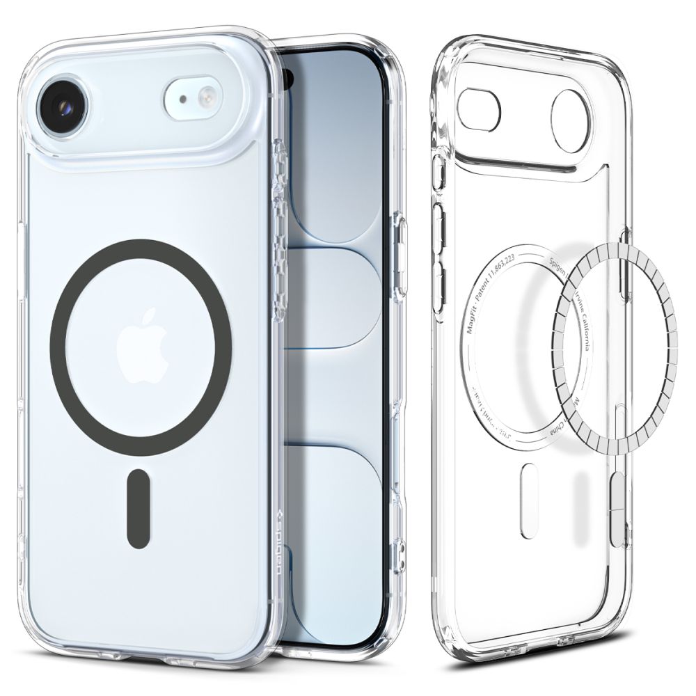 iTok webáruház - Spigen Spigen Ultra Hybrid MagSafe tok iPhone 17 Air készülékhez (átlátszó szürke) 1 Spigen Ultra Hybrid MagSafe Case for iPhone 17 Air (átlátszó szürke)