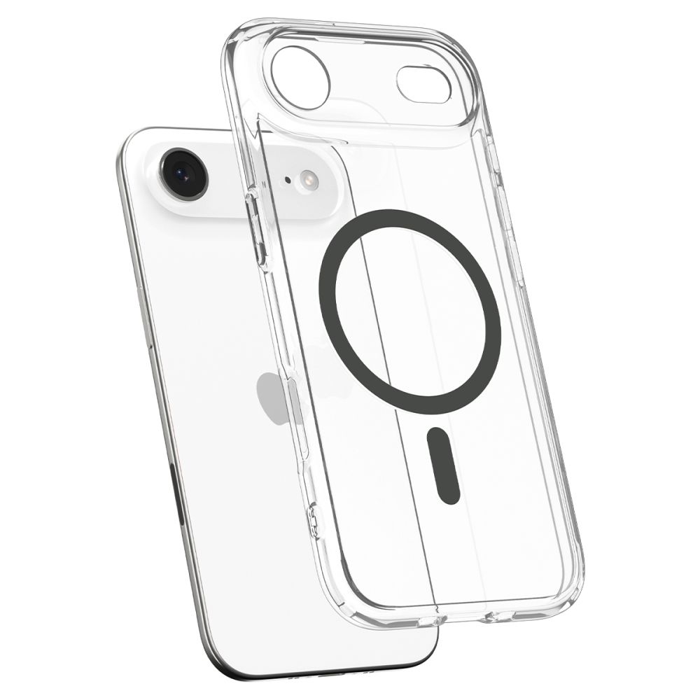 iTok webáruház - Spigen Spigen Ultra Hybrid MagSafe tok iPhone 17 Air készülékhez (átlátszó szürke) 5 Spigen Ultra Hybrid MagSafe Case for iPhone 17 Air (átlátszó szürke)