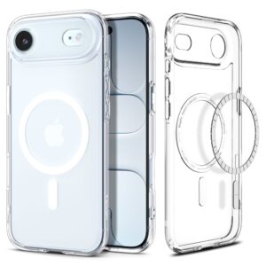 Spigen Ultra Hybrid MagSafe tok iPhone 17 Air (átlátszó és fehér)