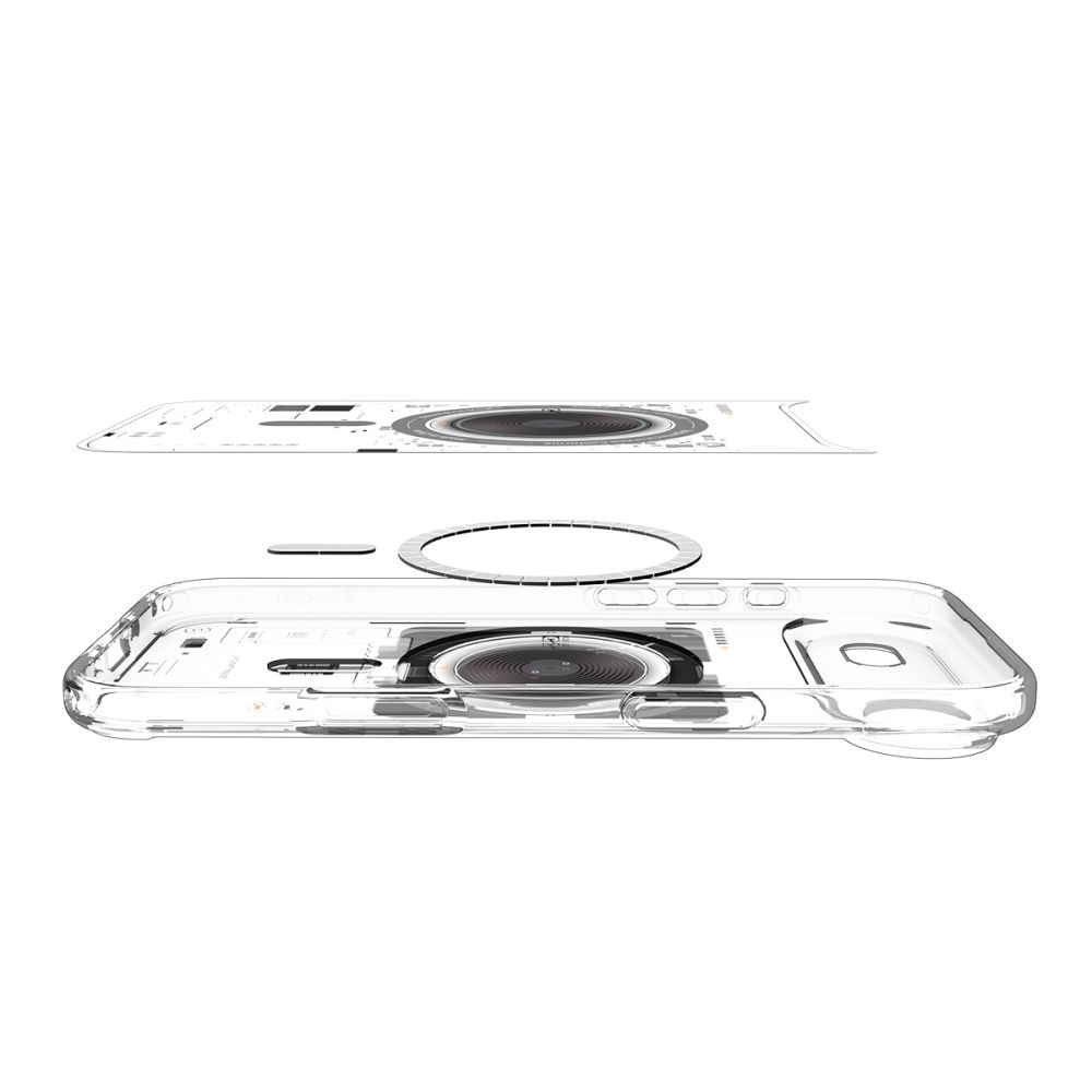 iTok webáruház - Spigen Spigen Ultra Hybrid MagSafe tok iPhone 17 Air készülékhez (átlátszó) 7 Spigen Ultra Hybrid MagSafe Case for iPhone 17 Air Neo One (átlátszó)