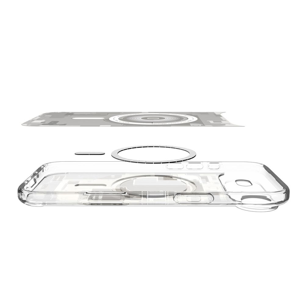 iTok webáruház - Spigen Spigen Ultra Hybrid MagSafe tok iPhone 17 Air Zero One (titán) 7 Spigen Ultra Hybrid MagSafe case for iPhone 17 Air Zero One (titán)
