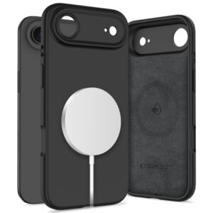 Tech-Protect Silicone MagSafe tok iPhone 17 Air (fekete)