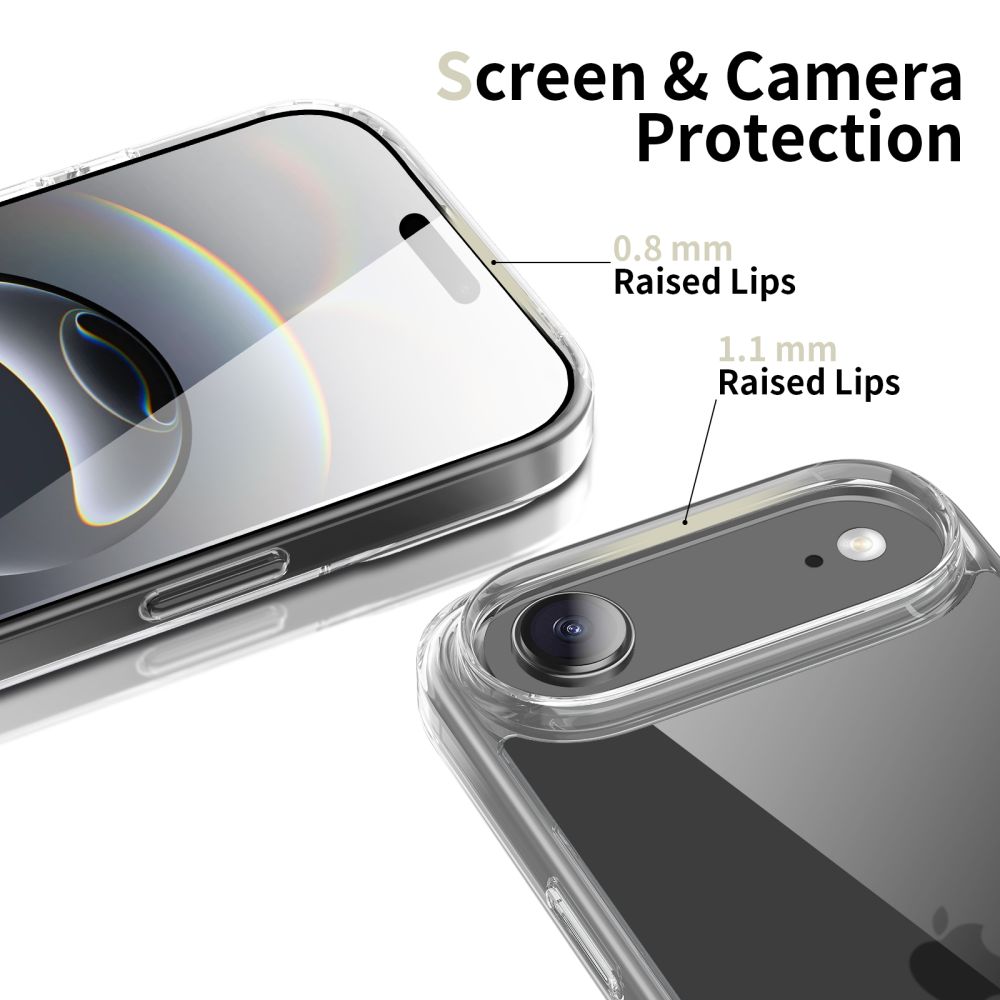 iTok webáruház - Tech-Protect Tech-Protect FlexAir Hybrid tok iPhone 17 Airhez (átlátszó) 3 Tech-Protect FlexAir Hybrid Case for iPhone 17 Air (átlátszó)