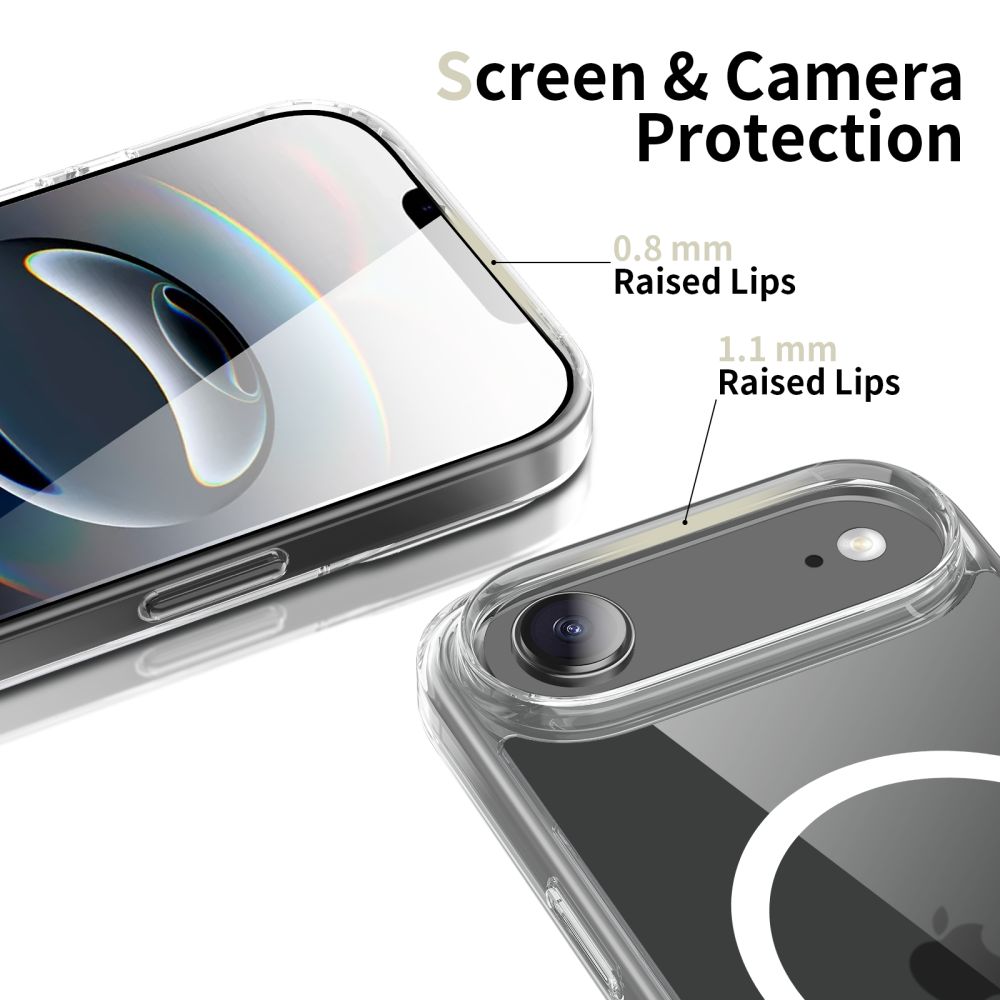 iTok webáruház - Tech-Protect Tech-Protect FlexAir Hybrid MagSafe tok iPhone 17 Air készülékhez (átlátszó) 6 Tech-Protect FlexAir Hybrid MagSafe Case for iPhone 17 Air (átlátszó)