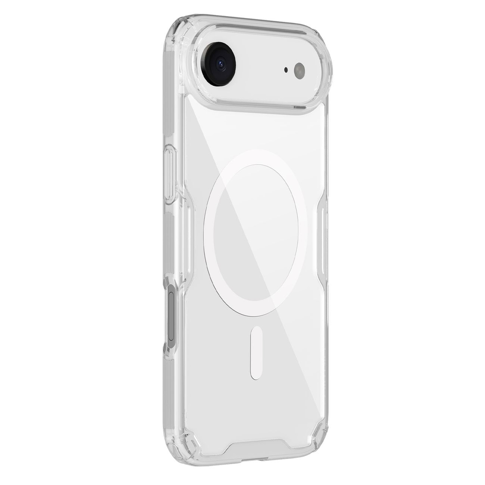 iTok webáruház - Nillkin Nillkin Nature TPU Pro mágneses tok MagSafe kompatibilitással iPhone 17 Air készülékhez (átlátszó) 3 Nillkin Nature TPU Pro Magnetic Case Compatible with MagSafe for iPhone 17 Air (átlátszó)