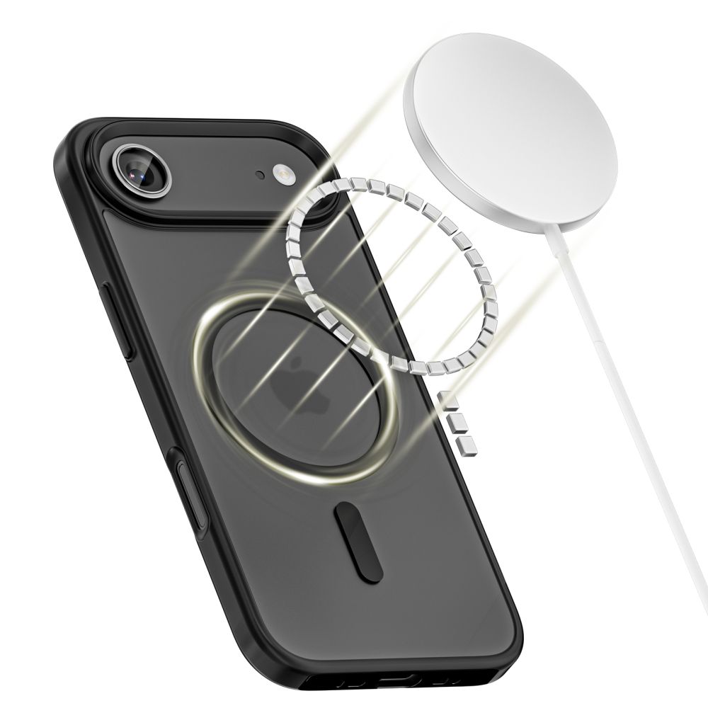 iTok webáruház - Tech-Protect Tech-Protect MagMat MagSafe tok iPhone 17 Air készülékhez (matt fekete) 2 Tech-Protect MagMat MagSafe Case for iPhone 17 Air (matt fekete)