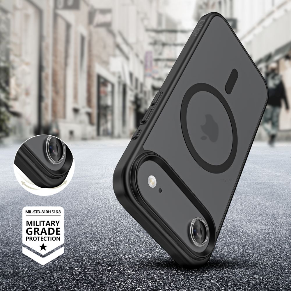 iTok webáruház - Tech-Protect Tech-Protect MagMat MagSafe tok iPhone 17 Air készülékhez (matt fekete) 5 Tech-Protect MagMat MagSafe Case for iPhone 17 Air (matt fekete)